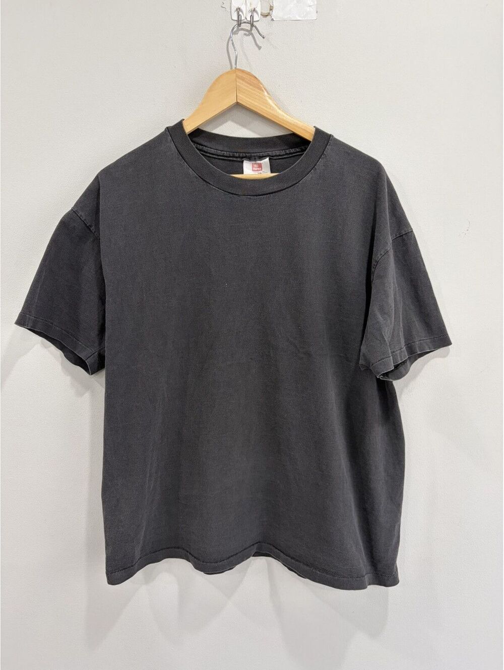 Vintage 90s Blank Tee Shirt Sun Faded single stitched grunge